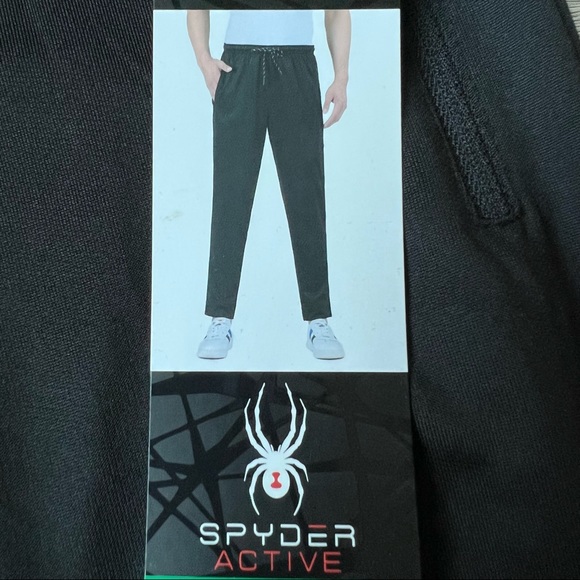 NWT Men’s Grey Spyder Active Performance Joggers - Picture 6 of 11